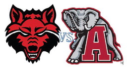 Can Red Wolves stop the Tide? Arkansas State takes on Alabama