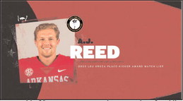 Reed tabbed for Lou Groza Award Watch List